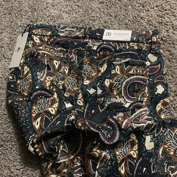 Seven for all mankind pattern crop jeans - Picture 4 of 4